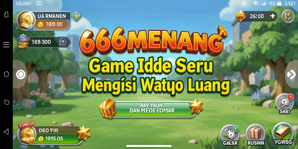 Tampilan menarik gameplay Idle di 666MENANG