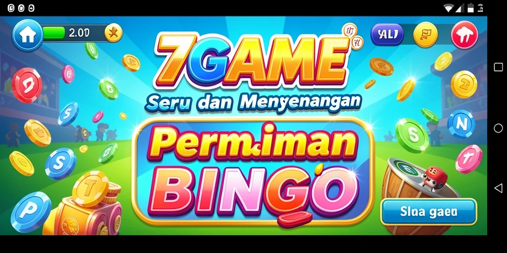 Tampilan antarmuka pengguna yang menarik dari gameplay Bingo.