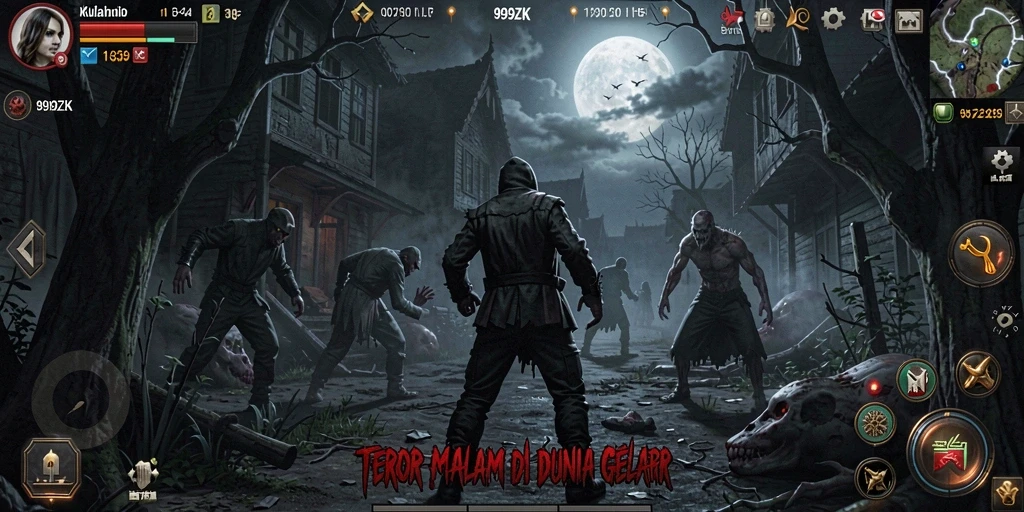 Tangkapan layar gameplay <strong>999ZK</strong> yang menegangkan dan mencekam.