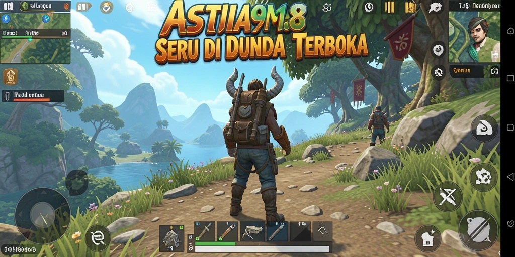 Gameplay seru di dunia terbuka ASIA918 yang luas.