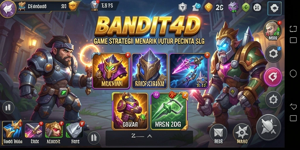 Tampilan gameplay BANDIT4D yang memukau dan menantang.