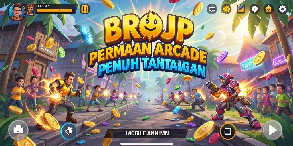 Screenshot gameplay BROJP menampilkan aksi seru dan tantangan permainan arcade.