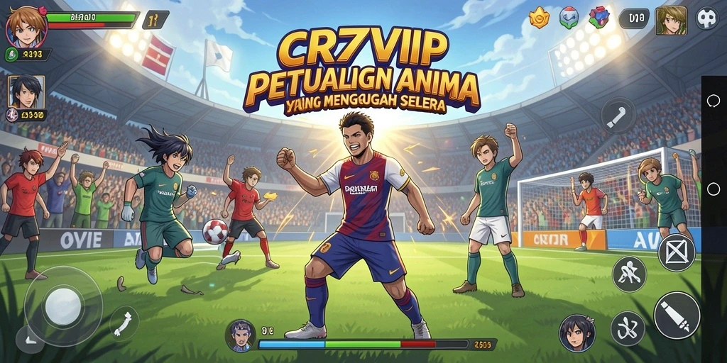 Tampilan gameplay menarik dalam CR7VIP yang penuh aksi.