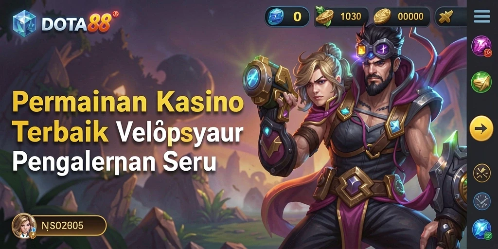 Screenshot DOTA88 menunjukkan keseruan permainan Kasino yang menarik.