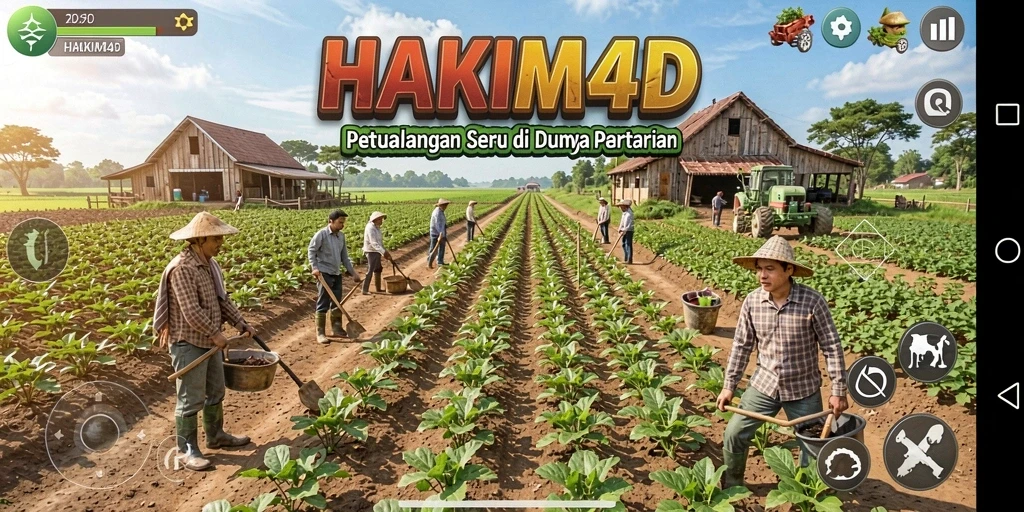 Tampilan gameplay HAKIM4D yang seru dan menarik.