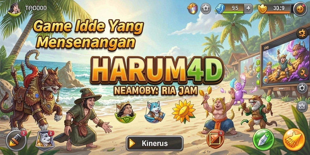 Tampilan gameplay HARUM4D yang menarik dan interaktif.