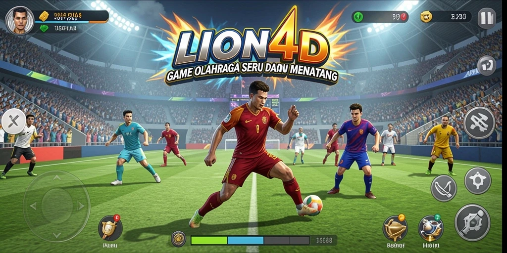 Tampilan gameplay LION4D yang seru dan menarik.