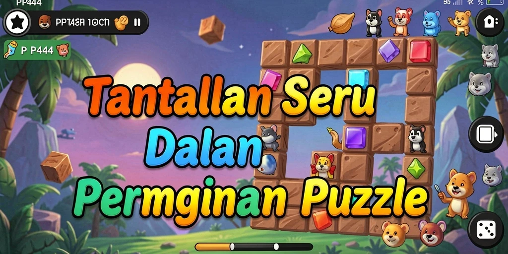 Gameplay menarik PP444 dengan tantangan puzzle yang seru.