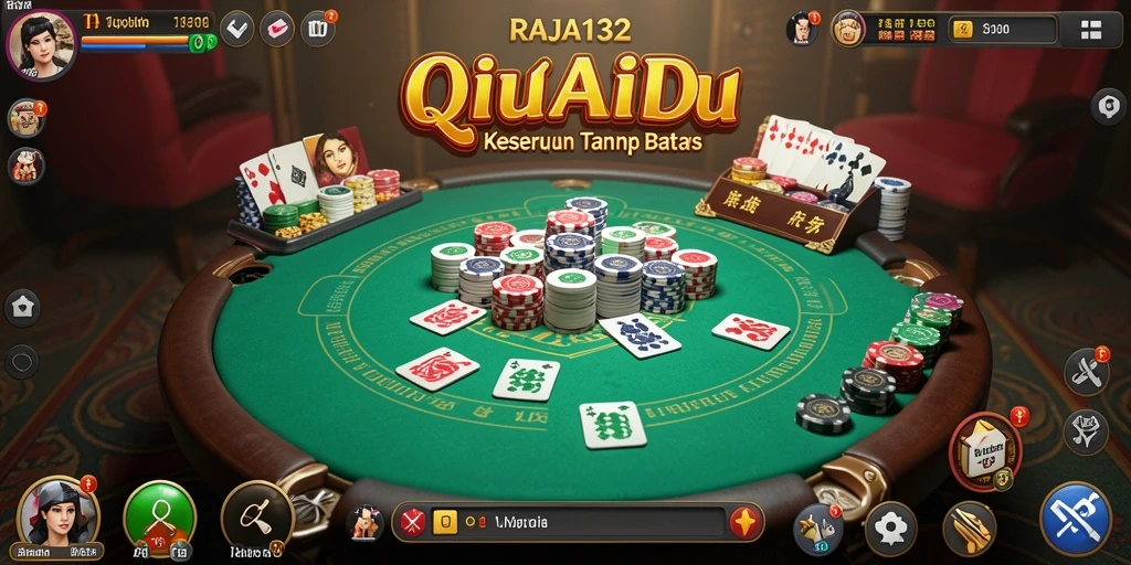 Screenshot gameplay RAJA132 menampilkan momen seru QiuQiu.