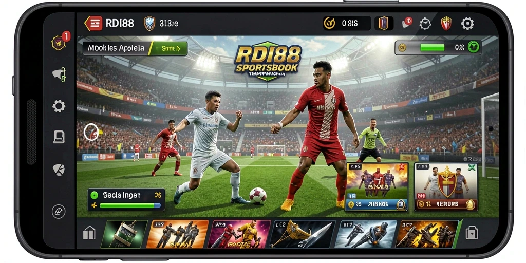 Screenshot utama RDI88 menunjukkan tampilan menarik dan antarmuka yang intuitif.