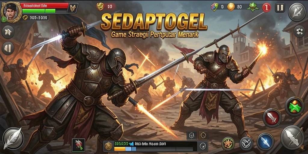 Tampilan gameplay SEDAPTOGEL yang menegangkan dan strategis.