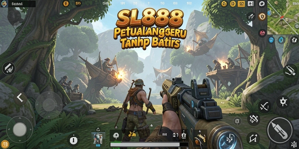 Tampilan gameplay seru dari SL888 yang penuh aksi TPS.