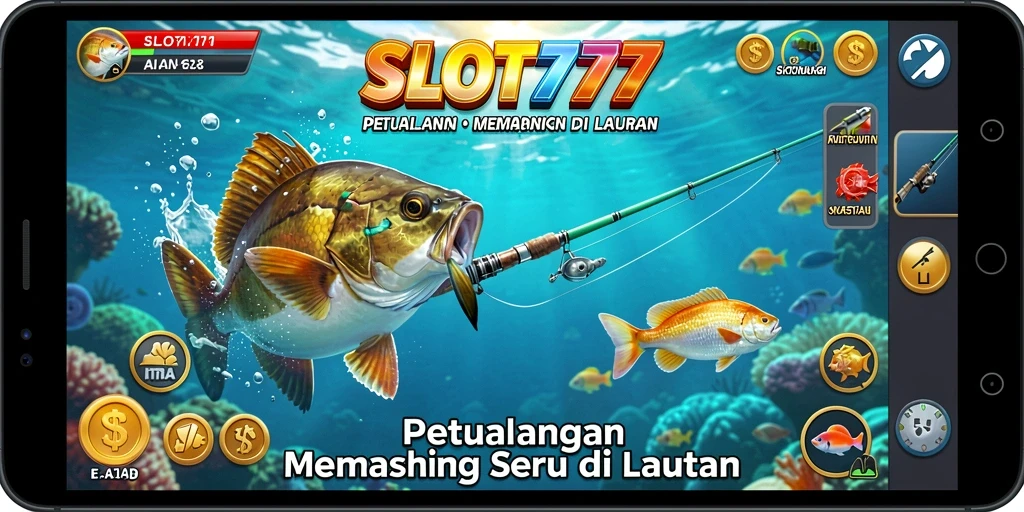 Tangkapan ikan besar di lautan dalam dalam SLOT777.