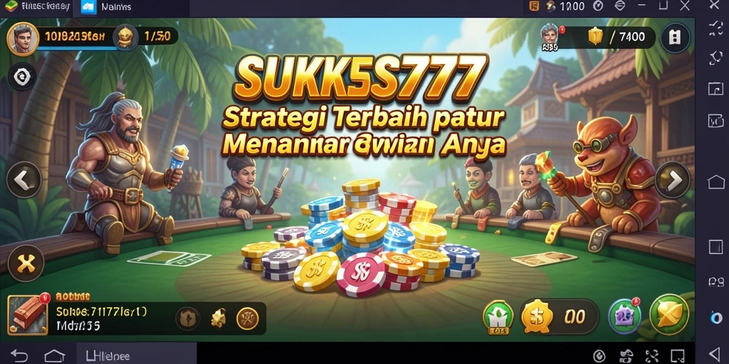 Tangkapan layar gameplay <strong>SUKSES777</strong> menunjukkan pertempuran strategi yang intens.