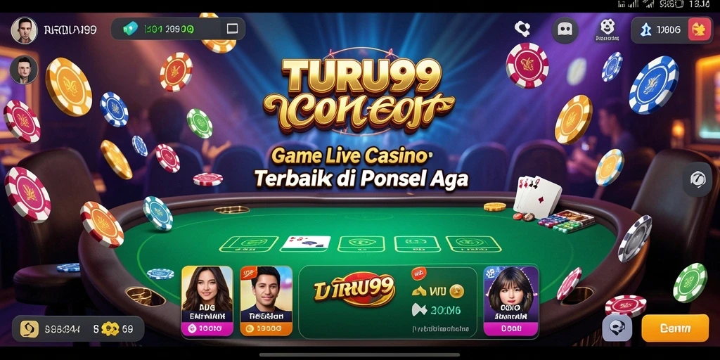 Gameplay Live Casino TURU99 yang menarik dan interaktif.