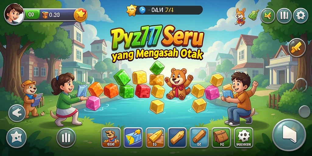 Tampilan gameplay Puzzle TYA777 yang menarik dan menantang.
